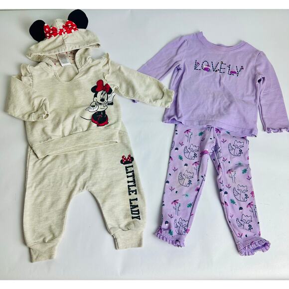Baby Girl's Clothing Lot Size 12 months Winter Coats Clothes Disney Bundle 10 pc - Picture 9 of 9